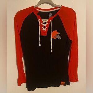 Women’s Cleveland Browns NFL Team Apparel Long Sleeve Tee, Small